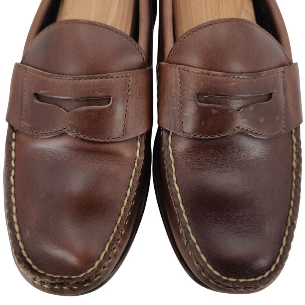 Cole Haan Pinch Maine Classic Penny Loafers Mens 10M Brown Leather Dress Shoes - Picture 2 of 10